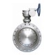 High temperature and high pressure hard sealing eccentric butterfly valve, cast steel material, cheap ex-factory price